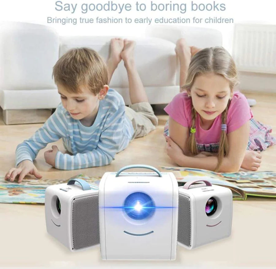 Portable HD Projector – Home Cinema & Outdoor Entertainment (Perfect for Kids and Family) Shop N Cart