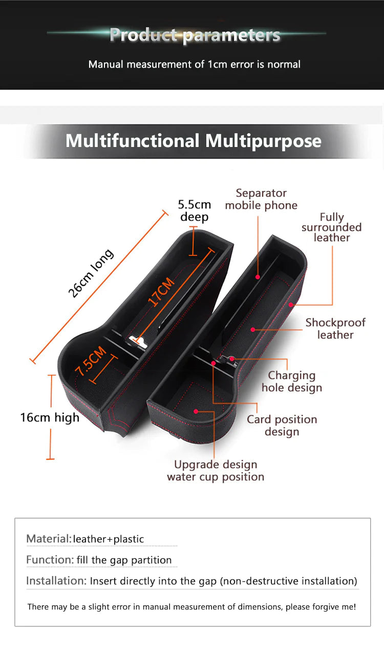 Car Seat Slot Storage Box – Keep Your Car Organized in the UAE Shop N Cart