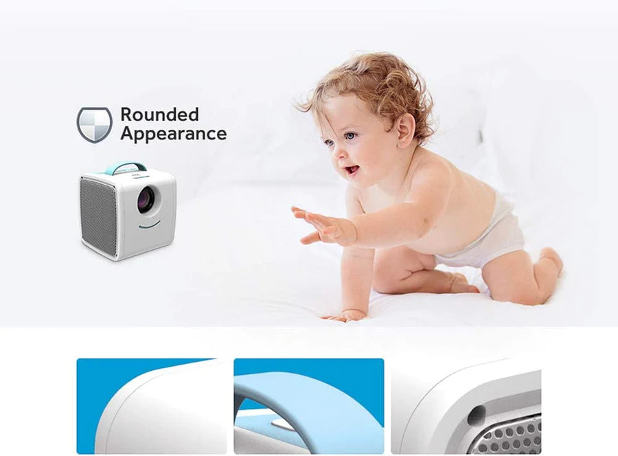 Portable HD Projector – Home Cinema & Outdoor Entertainment (Perfect for Kids and Family) Shop N Cart