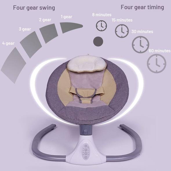 Baby Electric Swing Chair Ultimate Comfort & Safety for Your Little One Shop N Cart