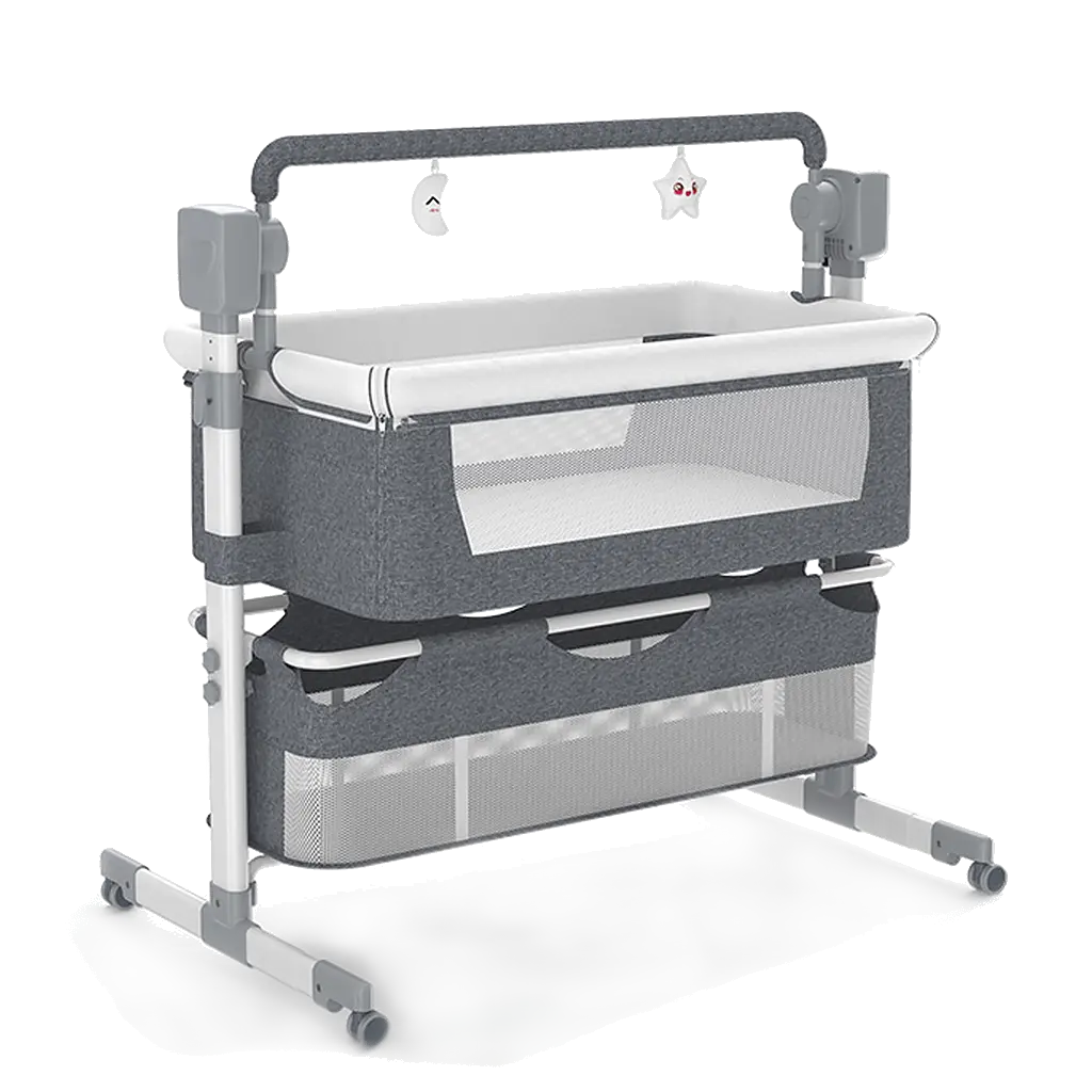 Premium Baby Electric Bed Basket & Cradle – Multi-Functional, Portable & Comfortable for UAE Parents Shop N Cart