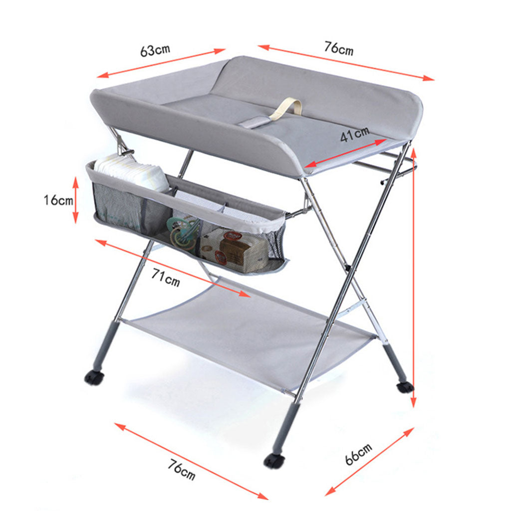 Foldable Baby Diaper Changing Table – Adjustable &Portable Baby Changing Station in UAE Shop N Cart