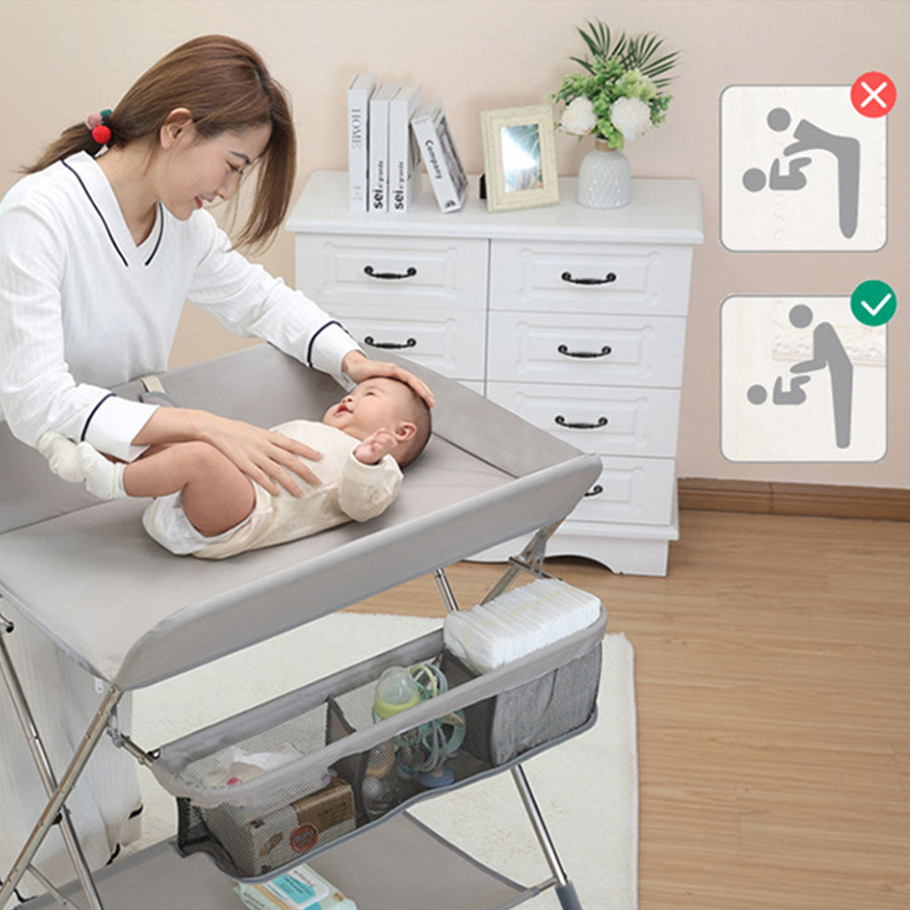 Foldable Baby Diaper Changing Table – Adjustable &Portable Baby Changing Station in UAE Shop N Cart