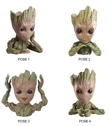 Guardians of the Galaxy Groot Flower Pot & Pen Holder – Unique Desk Accessory in UAE Shop N Cart