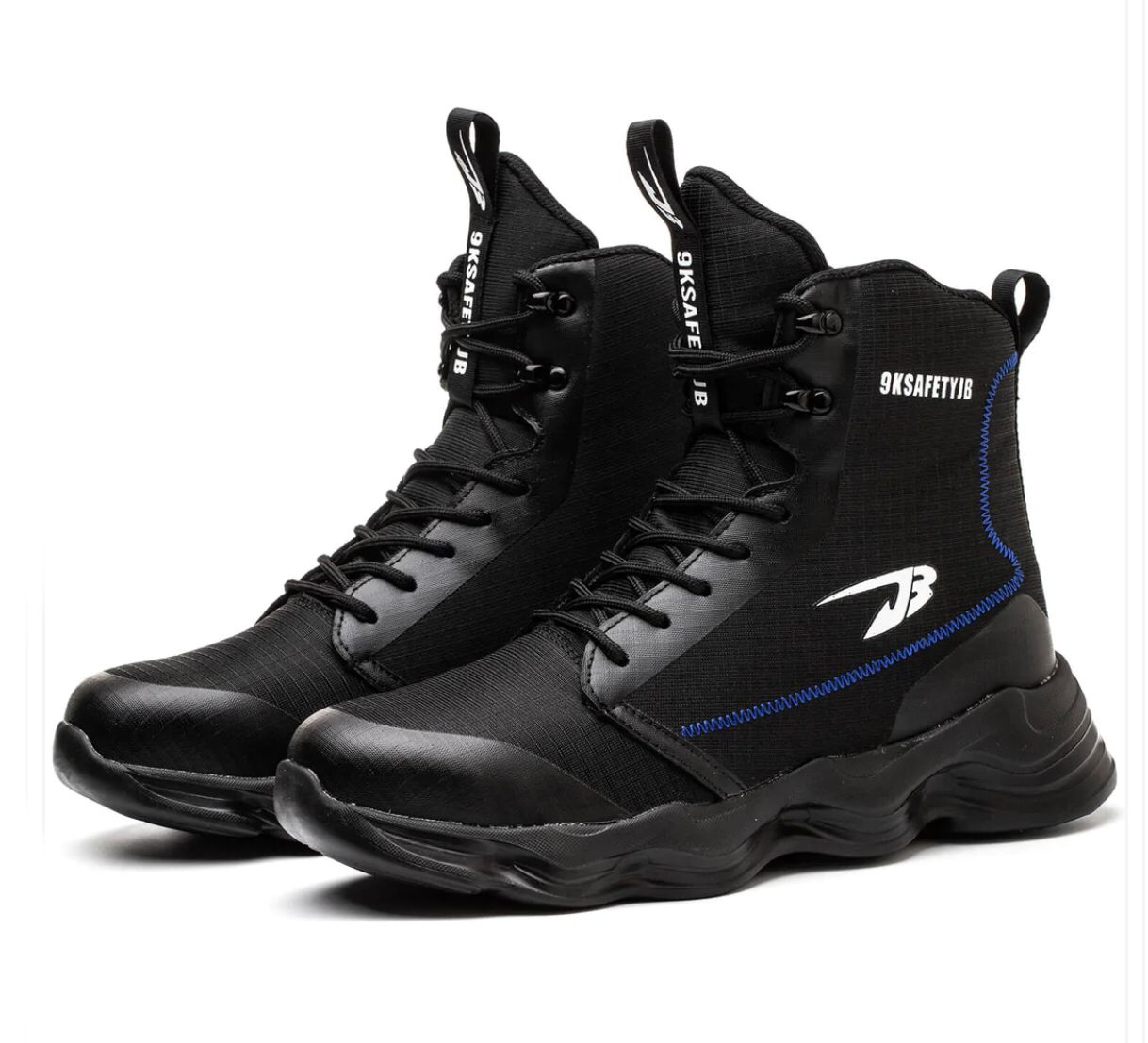Kiyard- Steel Toe Safety Shoes Black style-01 -41 Shop N Cart