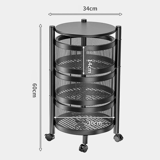 360° Layered Shelf Storage Rack Shop N Cart