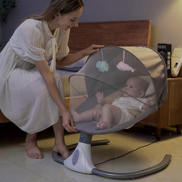 Baby Electric Swing Chair Ultimate Comfort & Safety for Your Little One Shop N Cart