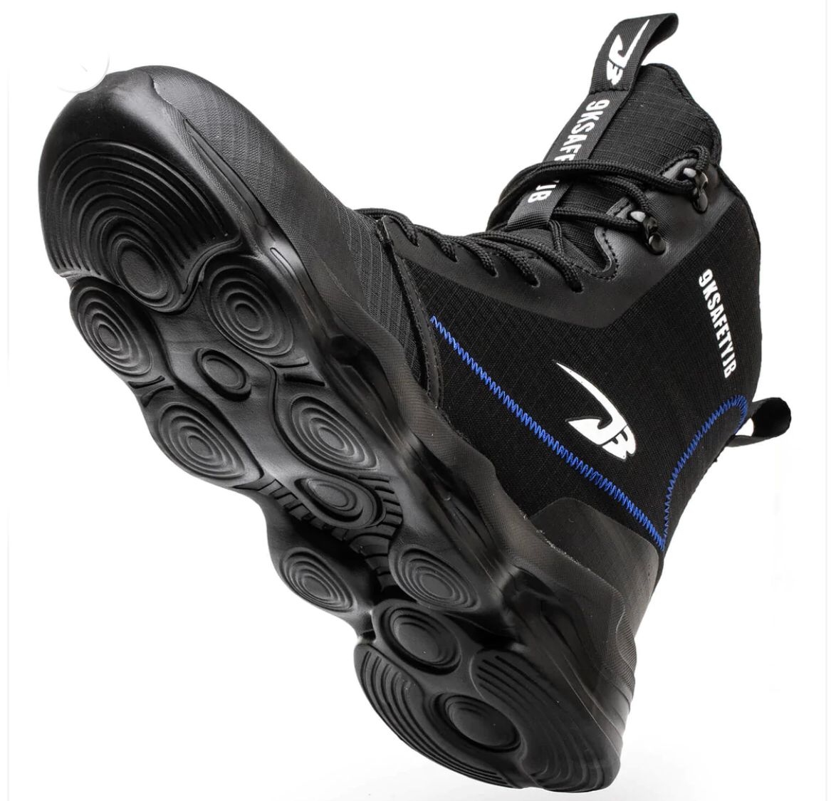 Kiyard- Steel Toe Safety Shoes Black style-01 -41 Shop N Cart