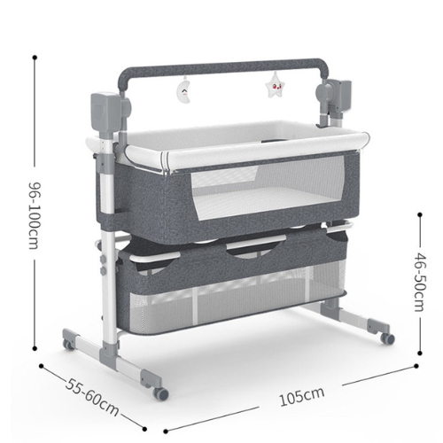 Baby Electric Bed Basket Cradle | Foldable & Portable Sleeping Cot Shop N Cart
