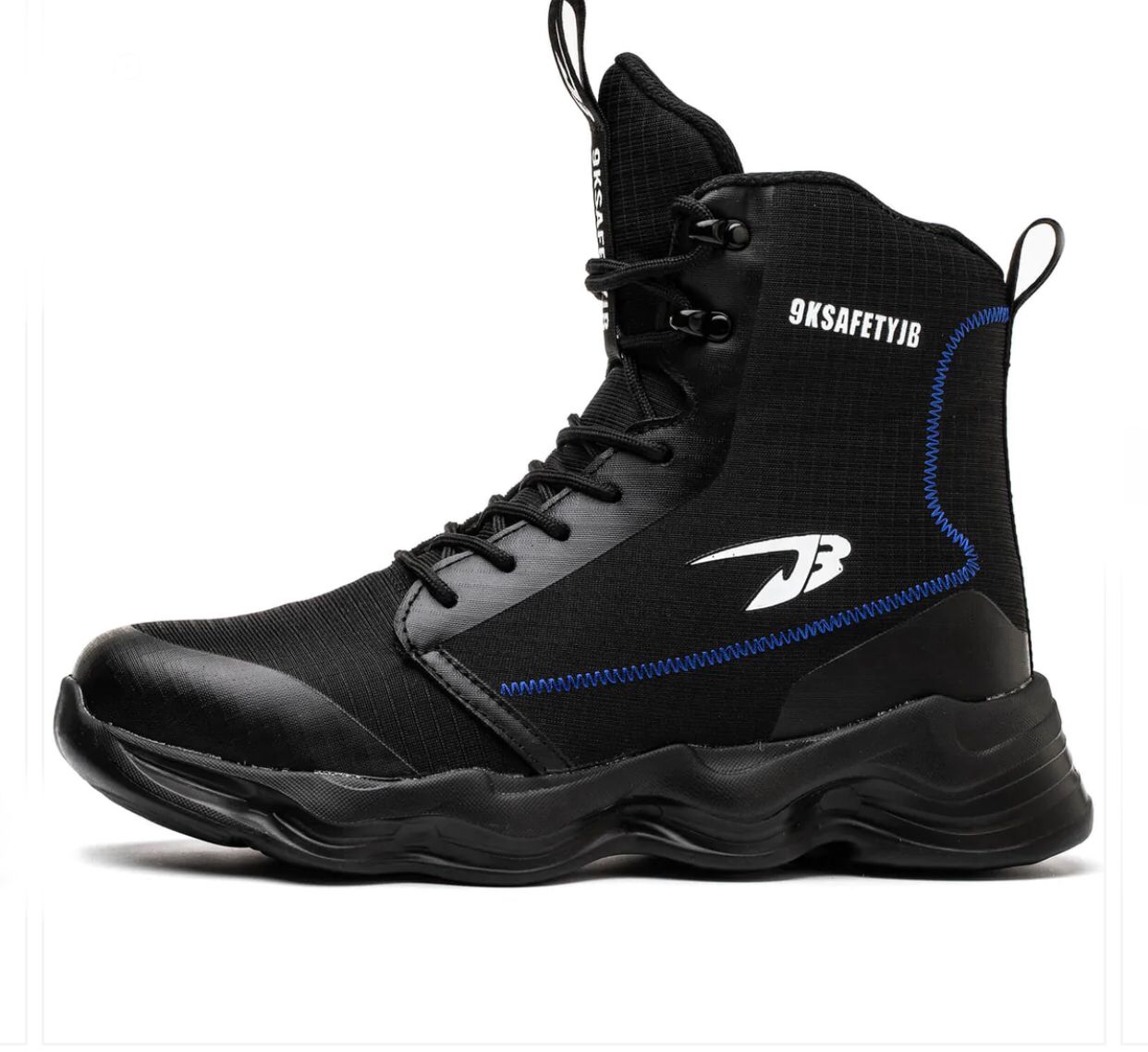 Kiyard- Steel Toe Safety Shoes Black style-01 -41 Shop N Cart